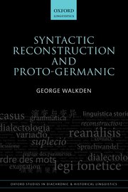 Cover for 

Syntactic Reconstruction and Proto-Germanic






