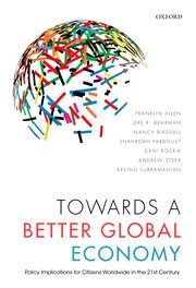 Cover for 

Towards a Better Global Economy






