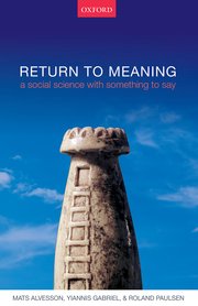 Cover for 

Return to Meaning






