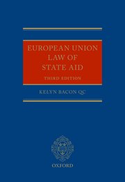 Cover for 

European Union Law of State Aid






