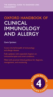 Cover for 

Oxford Handbook of Clinical Immunology and Allergy






