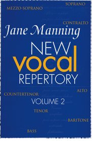 Cover for 

New Vocal Repertory






