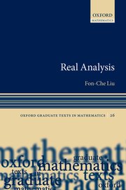 Cover for 

Real Analysis






