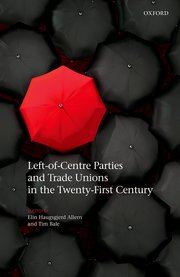 Cover for 

Left-of-Centre Parties and Trade Unions in the Twenty-First Century






