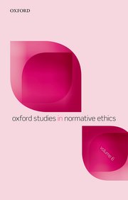 Cover for 

Oxford Studies in Normative Ethics, Volume 6






