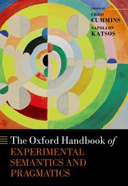 Cover for 

The Oxford Handbook of Experimental Semantics and Pragmatics






