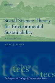Cover for 

Social Science Theory for Environmental Sustainability






