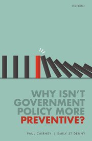 Cover for 

Why Isnt Government Policy More Preventive?






