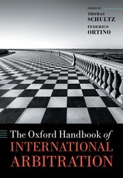 Cover for 

The Oxford Handbook of International Arbitration







