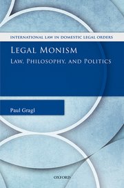Cover for 

Legal Monism






