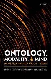 Cover for 

Ontology, Modality, and Mind






