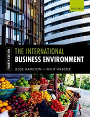 Cover for 

The International Business Environment






