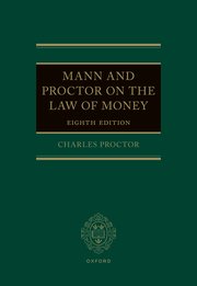 Cover for 

Mann and Proctor on the Legal Aspect of Money 8e






