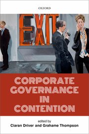 Cover for 

Corporate Governance in Contention






