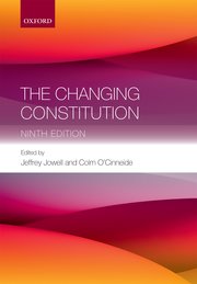 Cover for 

The Changing Constitution






