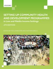 Cover for 

Setting up Community Health and Development Programmes in Low and Middle Income Settings






