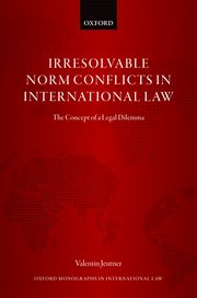 Cover for 

Irresolvable Norm Conflicts in International Law







