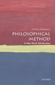 Cover for 

Philosophical Method: A Very Short Introduction






