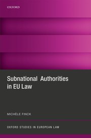 Cover for 

Subnational Authorities in EU Law






