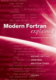 Cover for 

Modern Fortran Explained






