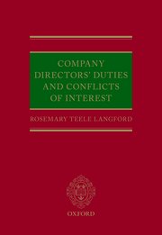 Cover for 

Company Directors Duties and Conflicts of Interest






