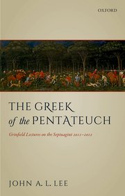 Cover for 

The Greek of the Pentateuch






