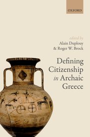Cover for 

Defining Citizenship in Archaic Greece






