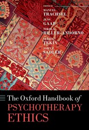 Cover for 

The Oxford Handbook of Psychotherapy Ethics






