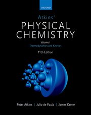 Cover for 

Atkins Physical Chemistry 11e






