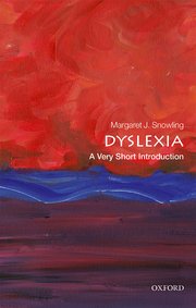 Cover for 

Dyslexia: A Very Short Introduction







