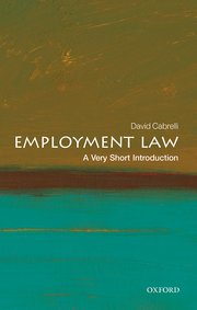 Cover for 

Employment Law: A Very Short Introduction






