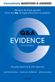 Cover for 

Concentrate Questions and Answers Evidence






