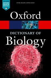 Cover for 

A Dictionary of Biology






