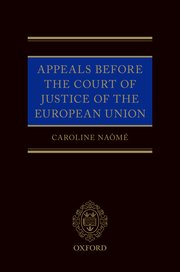 Cover for 

Appeals before the Court of Justice of the European Union






