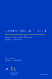 Cover for 

Rescue of Business in Europe






