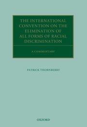 Cover for 

The International Convention on the Elimination of All Forms of Racial Discrimination






