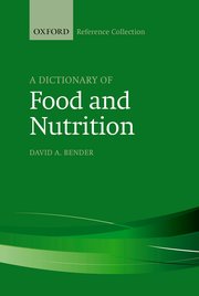 Cover for 

A Dictionary of Food and Nutrition






