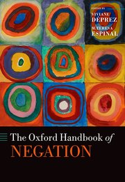 Cover for 

The Oxford Handbook of Negation






