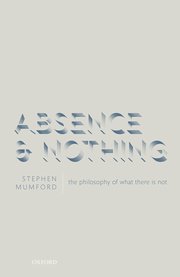 Cover for 

Absence and Nothing






