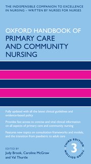 Cover for 

Oxford Handbook of Primary Care and Community Nursing






