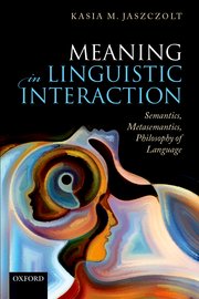 Cover for 

Meaning in Linguistic Interaction






