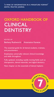 Cover for 

Oxford Handbook of Clinical Dentistry






