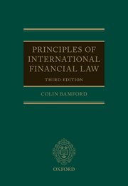 Cover for 

Principles of International Financial Law







