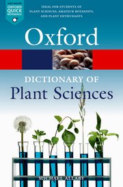Cover for 

A Dictionary of Plant Sciences






