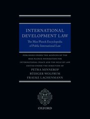 Cover for 

International Development Law






