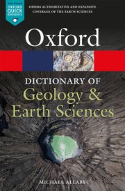 Cover for 

A Dictionary of Geology and Earth Sciences






