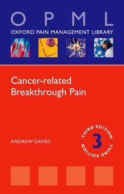 Cover for 

Cancer-related Breakthrough Pain






