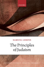 Cover for 

The Principles of Judaism






