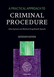 Cover for 

A PRACTICAL APPROACH TO CRIMINAL PROCEDURE






