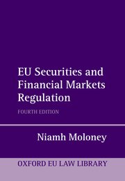 Cover for 

EU Securities and Financial Markets Regulation






